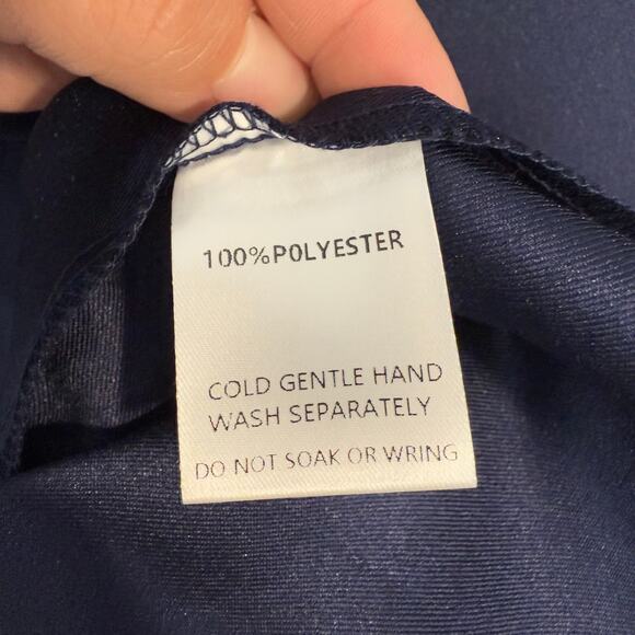 Petal and Pup Women's Isla Midi Dress, Navy Blue, L - Picture 7 of 7